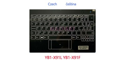 Czech keyboard Lenovo YOGA BOOK YB1-X90L YB1-X90F...