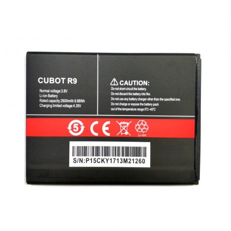 Cubot R9 mobile phone battery - 2600mAh