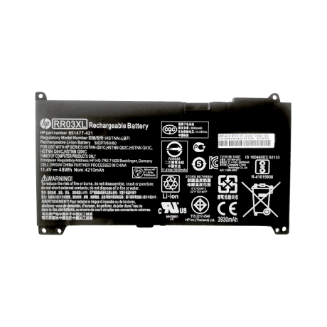 Baterie HP RR03XL pro HP ProBook 430 440 450 455 470 G4 G5