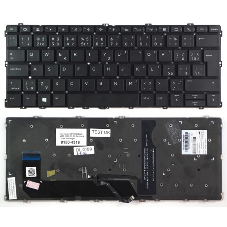 Czech keyboard HP EliteBook x360 1030 G2 G3 G4 black CZ/SK backlight