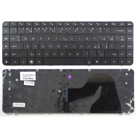 česká klávesnice HP Compaq CQ56 CQ62 G56 G62 černá US/CZ/SK - dotisk