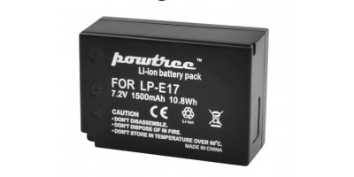 Replacement battery LP-E17...