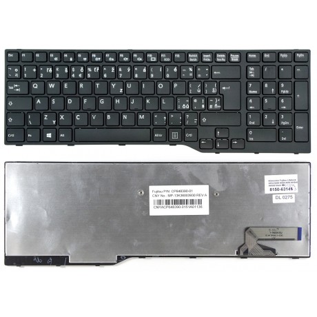 Czech keyboard Fujitsu Lifebook A514 A544 A554 A555 AH544 AH555 AH564 black UK/CZ/SK reprint