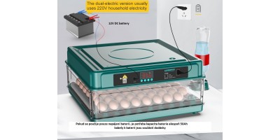 Automatický inkubátor, líheň 9 vajec - prodejní vzorek