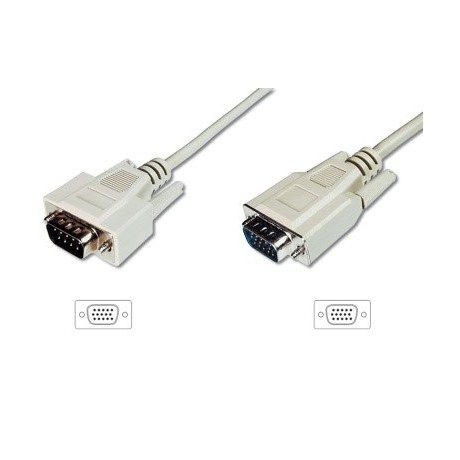 VGA kabel 15M-15M 1,8m  bílý