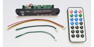 MP3 set 02C black s ovladaním a BT