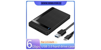 External 2.5" Sata HDD 500GB - USB 3.0 - black