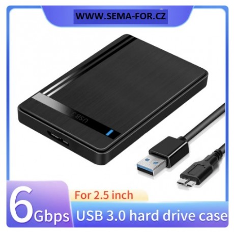 Externe 2,5-Zoll-Sata-Festplatte 500 GB – USB 3.0 – Schwarz