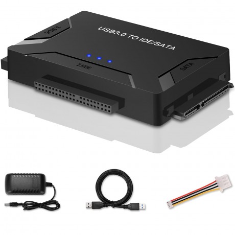 USB 3.0 to SATA/IDE 2.5"/3.5" HDD SSD adaptér