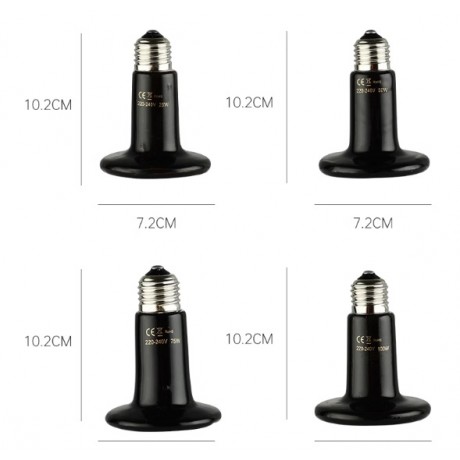 Heating lamp 50W standard