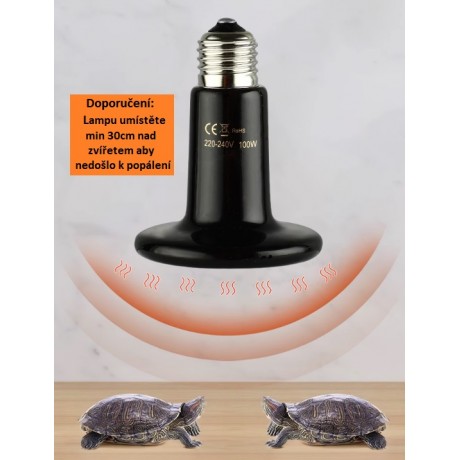 Heating lamp 100W standard