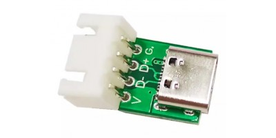 konektor micro USB-C female  board 4pin konektor