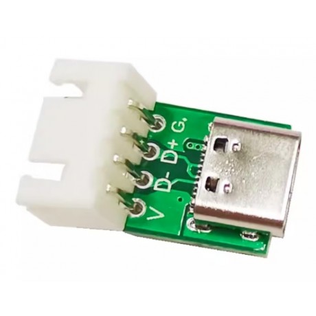 konektor micro USB-C female  board 4pin konektor