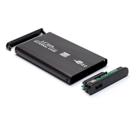 External 2.5" Sata HDD - USB 2.0 box - black