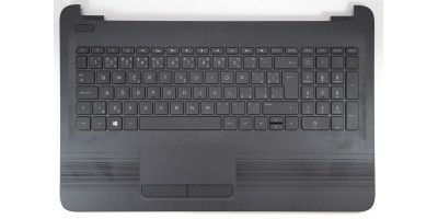 česká klávesnice HP 15-AC 15-AF TPN-C125 TPN-C126 černá CZ/SK - šedý palmrest + touchpad