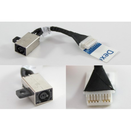 Napájací konektor s káblom Dell Latitude 3410 3412 3510 - 4,5x3,0mm - 8pin