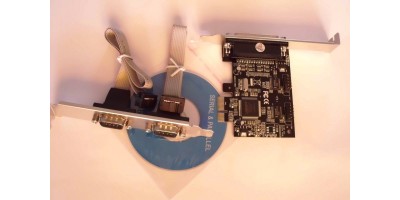 2S-1P port PCI-E 1x karta