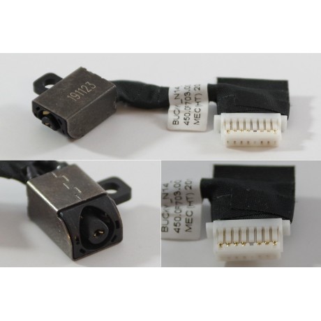 Napájací konektor s káblom Dell Inspiron 14 5480 5485 5488 5490 5580 Vostro 5481 5581 - 4,5x3,0mm - 8pin