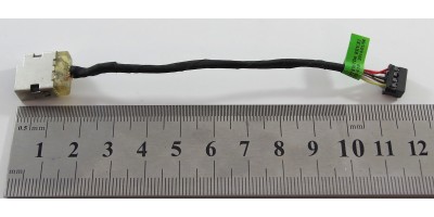 Napájecí konektor s kabelem HP 350 355 G1 G2 - 4,5x3,0mm - 2x4pin
