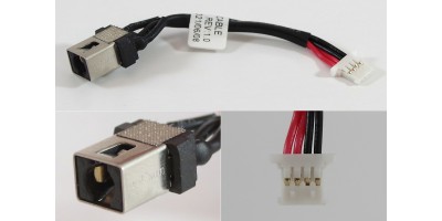 Napájecí konektor s kabelem Lenovo Flex-15 Ideapad 320S-14 S340-15 710S-13 Yoga 520-14 520S-14 - 4pin