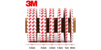 3M 55236 lepiaca páska obojstranná priehľadná 10mm 50m 0,12mm