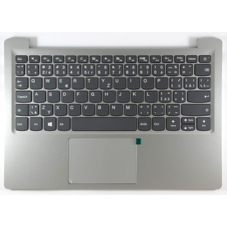 Czech keyboard Lenovo IdeaPad 120S-11IAP 130S-11IGM S130-11IGM black CZ/SK - silver palmrest CZ/SK with TP