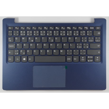 Czech keyboard Lenovo IdeaPad 120S-11IAP 130S-11IGM S130-11IGM black CZ/SK - blue palmrest CZ/SK with TP