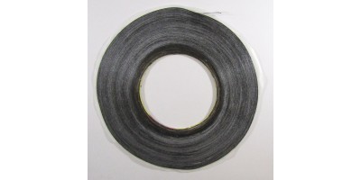 lepící páska oboustranná černá 2mm 50m 0,12mm