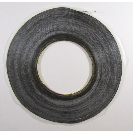 Adhesive tape double-sided black 2mm 50m 0.12mm