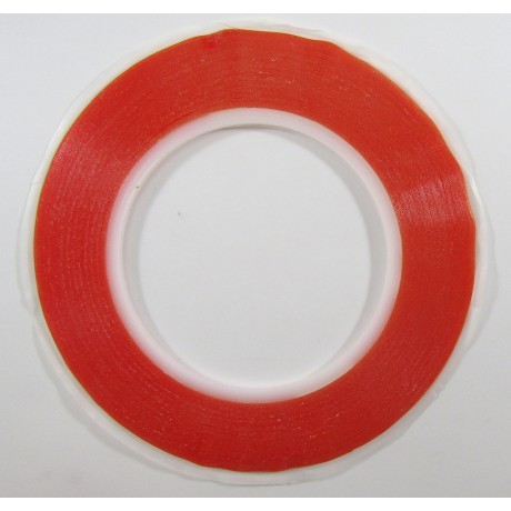 Adhesive tape double-sided transparent 2mm 25m 0.25mm