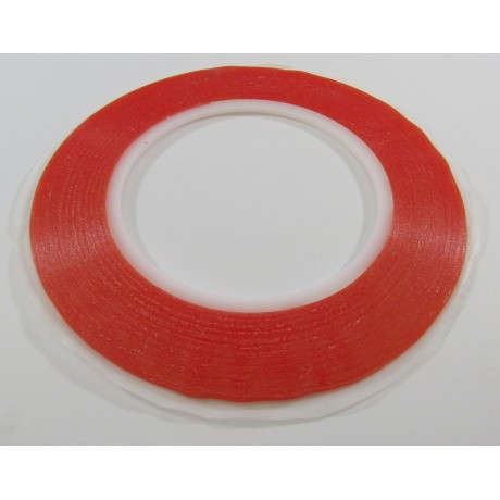 Adhesive tape double-sided transparent 2mm 25m 0.25mm
