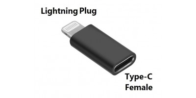 přechodka USB-C (F) to iPhone CF/Lightning (M)
