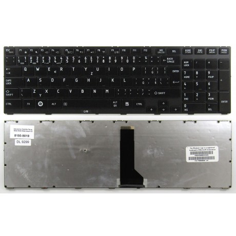 Keyboard button TOSHIBA TECRA R850 R950 R960 BLACK CZ