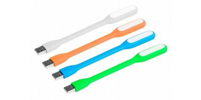 USB LED lampička k notebooku oranž