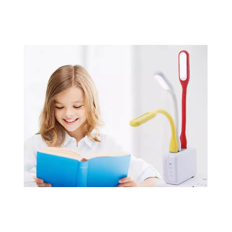 USB LED lampička k notebooku biela