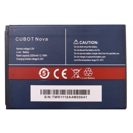 Baterie mobilní telefon Cubot Nova - 3200mAh / 12,16Wh / 3,8V