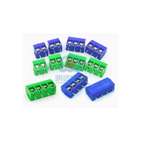 Terminal board 2pin to PCB blue