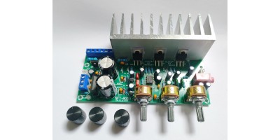 zesilovač TDA2050 + TDA2030 2.1 2x18W + 30W subwoofer