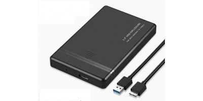 External 2.5" Sata - USB 3.0 - black box