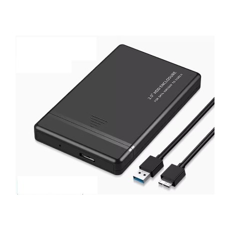 Externý 2.5" Sata - USB 3.0 - čierny box