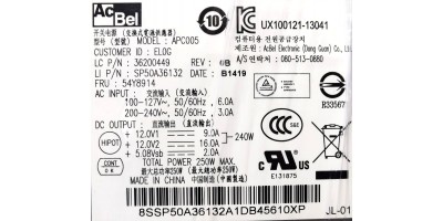 Netzteil Lenovo IdeaCentre B320 B325 B340 B350 B520 B540 B545 B550 B750 - 36200465 250W