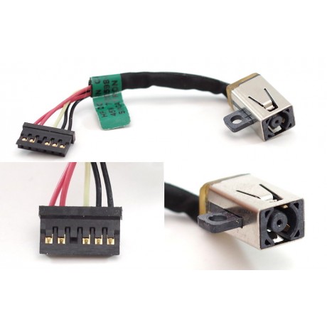 Stromanschluss mit Kabel HP Elitebook Folio 1040 G1, G2, G3 – 4,5 x 3,0 mm – 6-polig – 728598-SD6