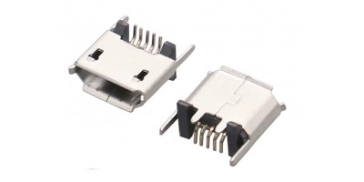 Stecker Micro USB B 5 Pin Buchse - 113 vertikal