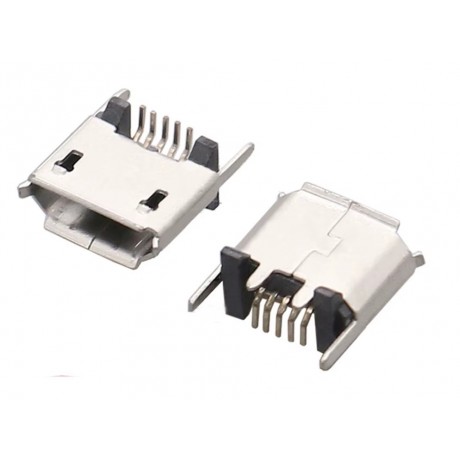 Stecker Micro USB B 5 Pin Buchse - 113 vertikal