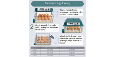 Automatic hatchery, incubator, 16 eggs new