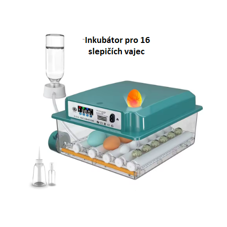 Automatická liaheň, inkubátor, 16 vajec new