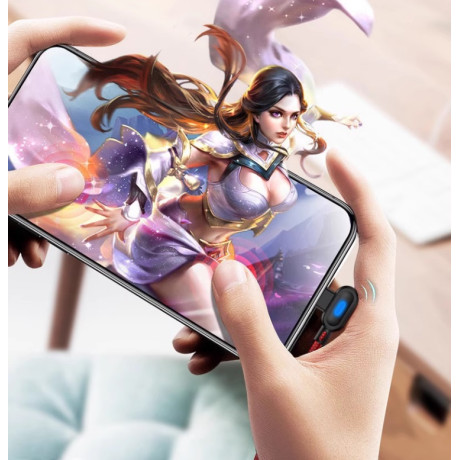 Fast charging data cable USB to USB-C 90°, 2m, 240W, blue