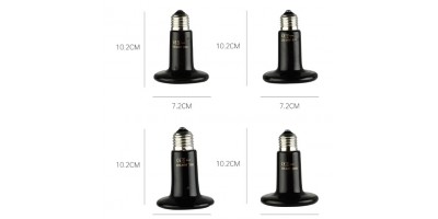 Keramická vykurovacia lampa 100W + objímka