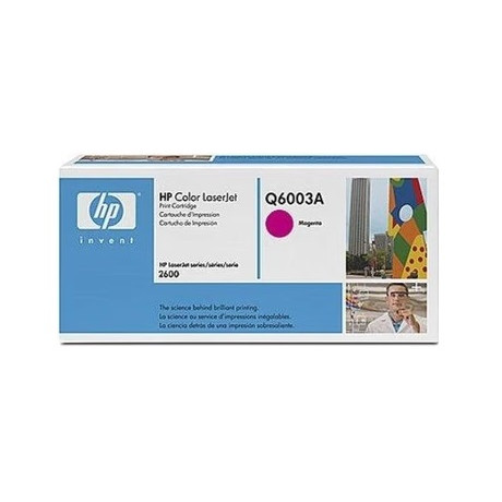 Original toner HP Q6003A red HP Color LaserJet 1600, 2600, 2605 - sale