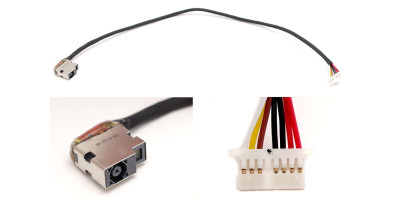 Napájecí konektor s kabelem HP Pavilion 17-CN - 4,5x3,0mm - 7/8pin